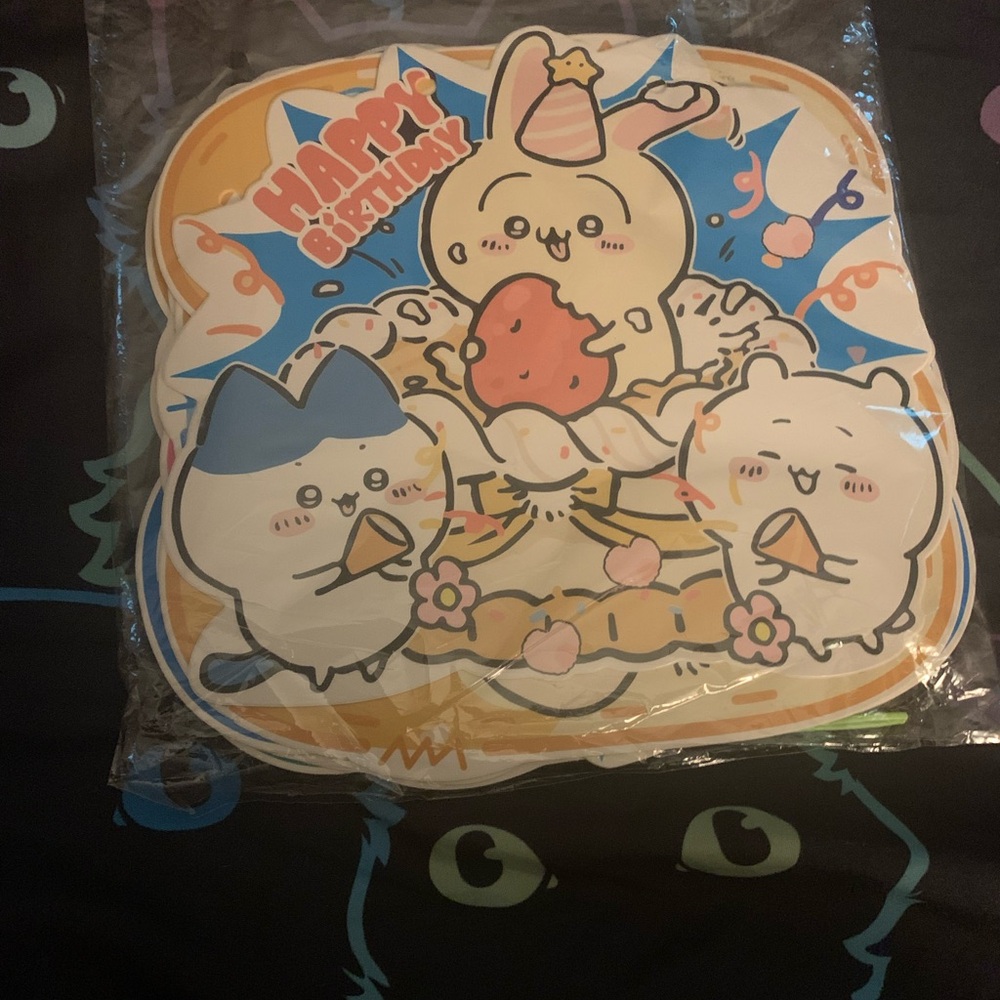 Chiikawa Birthday decorations